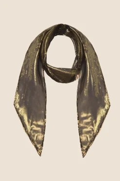 RIXO Alexa Metallic Scarf^ Scarves