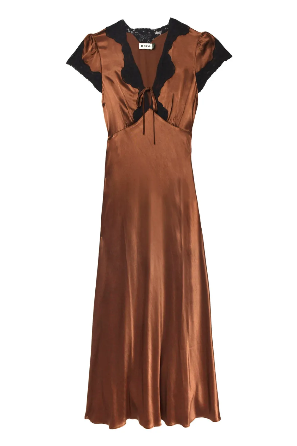 RIXO Amari Satin Midi Dress^ Dresses