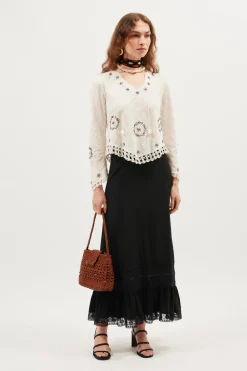 RIXO Annalisa Cotton Top^ Tops