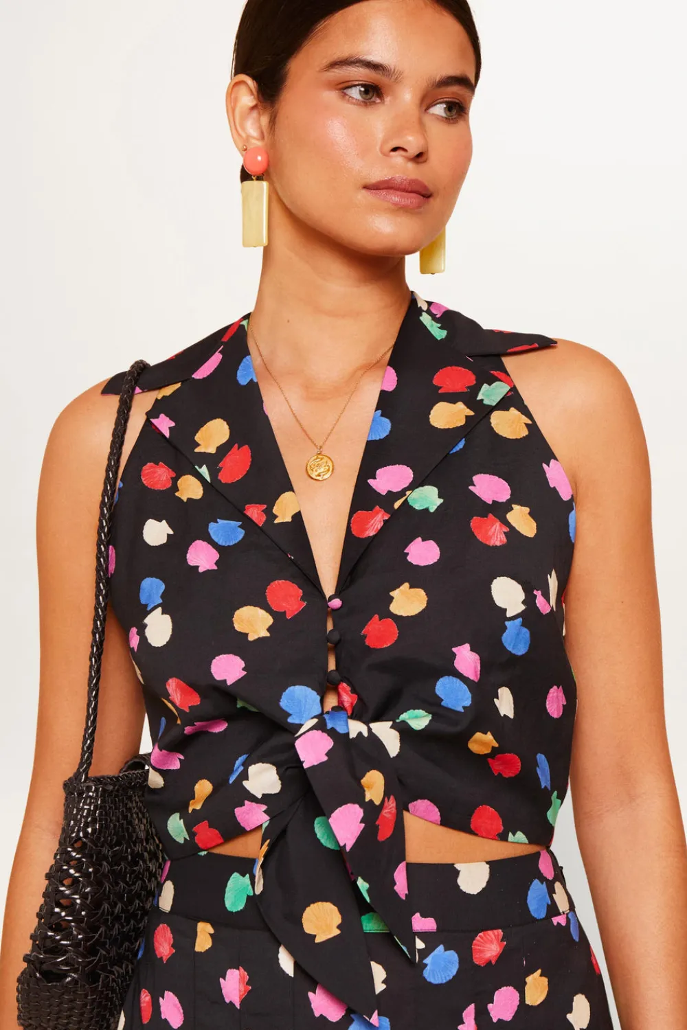 RIXO Anzia Cotton-Blend Top^ Tops|Co-Ords