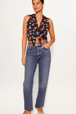 RIXO Anzia Cotton-Blend Top^ Tops|Co-Ords