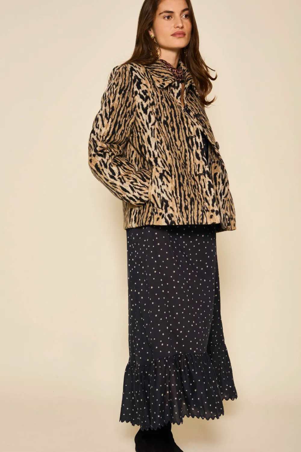 RIXO Aprilia Cotton Midi Dress^ Loungewear|Dresses