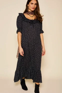 RIXO Aprilia Cotton Midi Dress^ Loungewear|Dresses