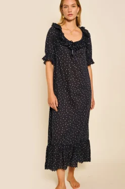 RIXO Aprilia Cotton Midi Dress^ Loungewear|Dresses