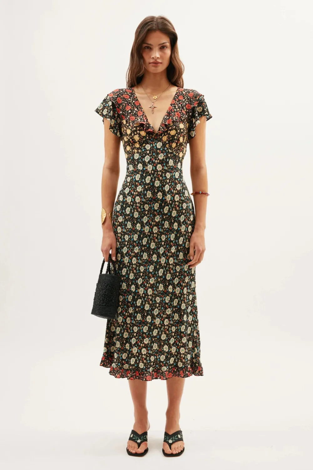 RIXO Bethea Midi Dress^ Occasion Dresses|Mother Of The Bride