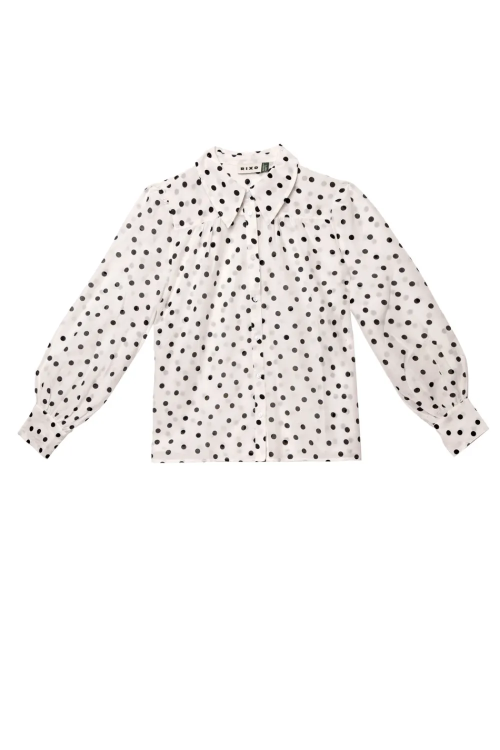 RIXO Blake Cotton Shirt^ Tops