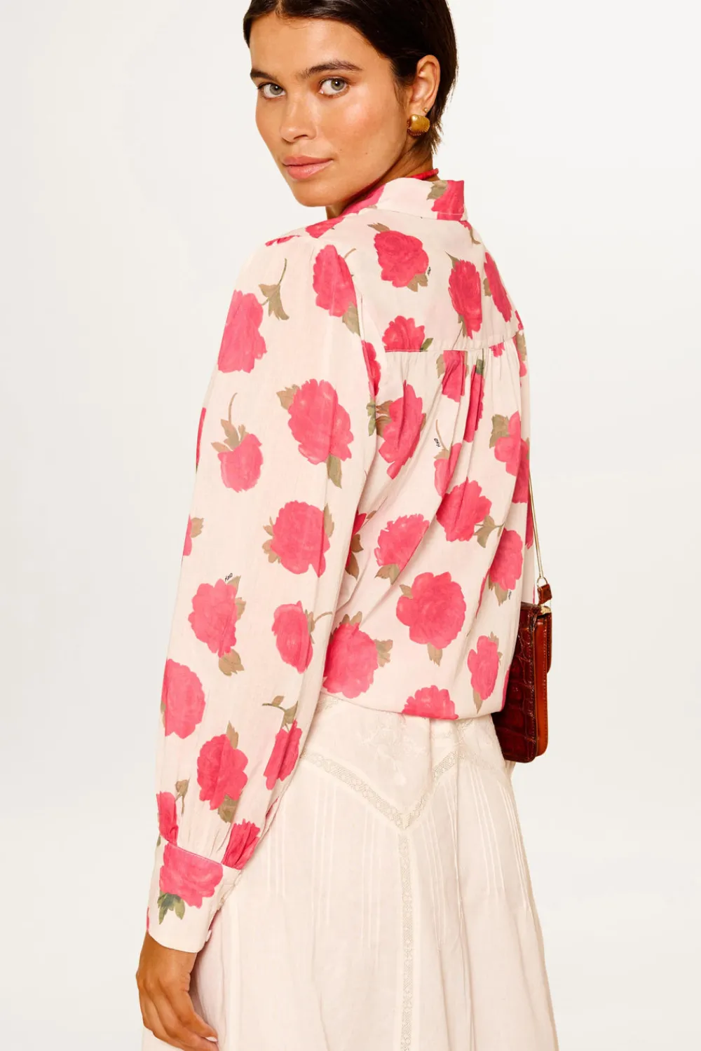 RIXO Blake Cotton Shirt^ Tops