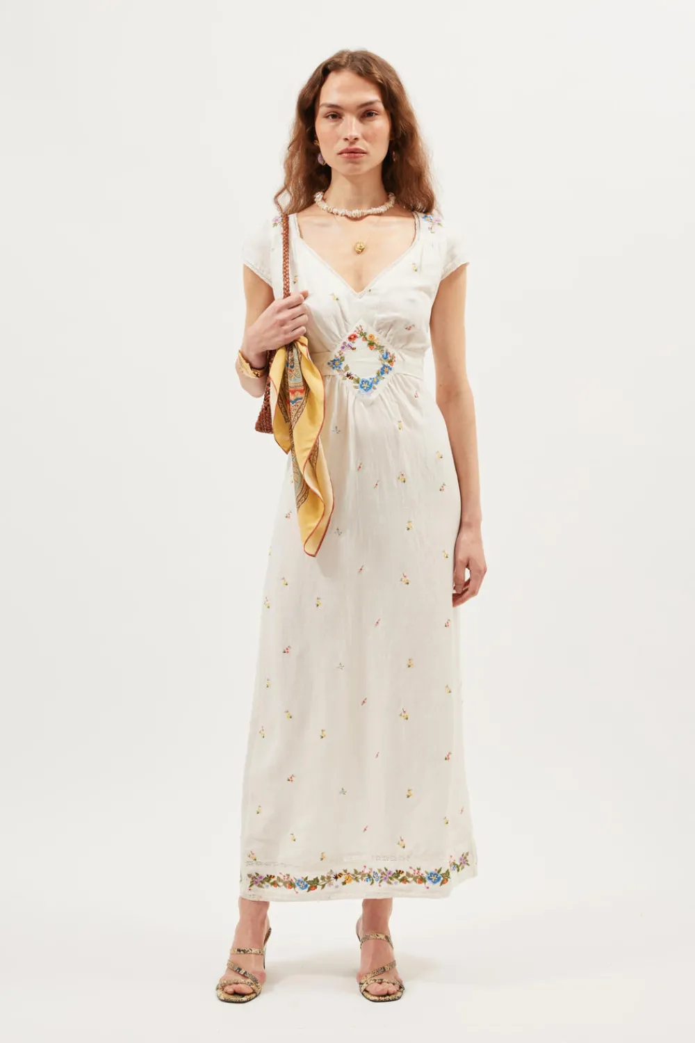 RIXO Carey Midi Dress^ White Dresses|The White Edit