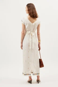 RIXO Carey Midi Dress^ White Dresses|The White Edit