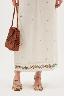 RIXO Carey Midi Dress^ White Dresses|The White Edit