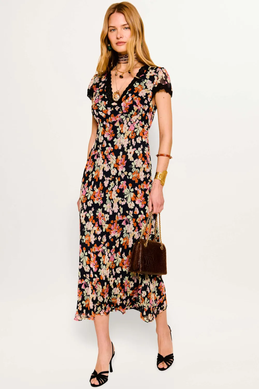 RIXO Clarice Midi Dress^ Occasion Dresses|Honeymoon