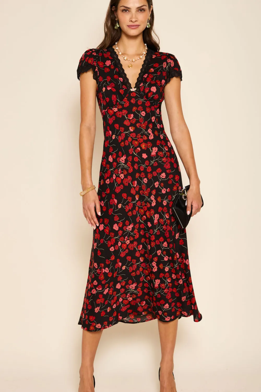 RIXO Clarice Midi Dress^ Dresses