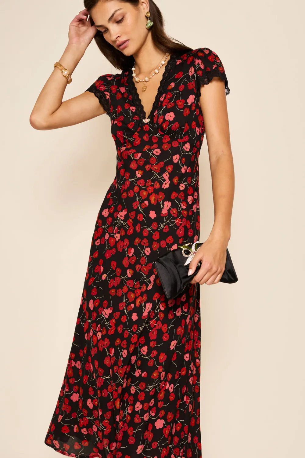 RIXO Clarice Midi Dress^ Dresses