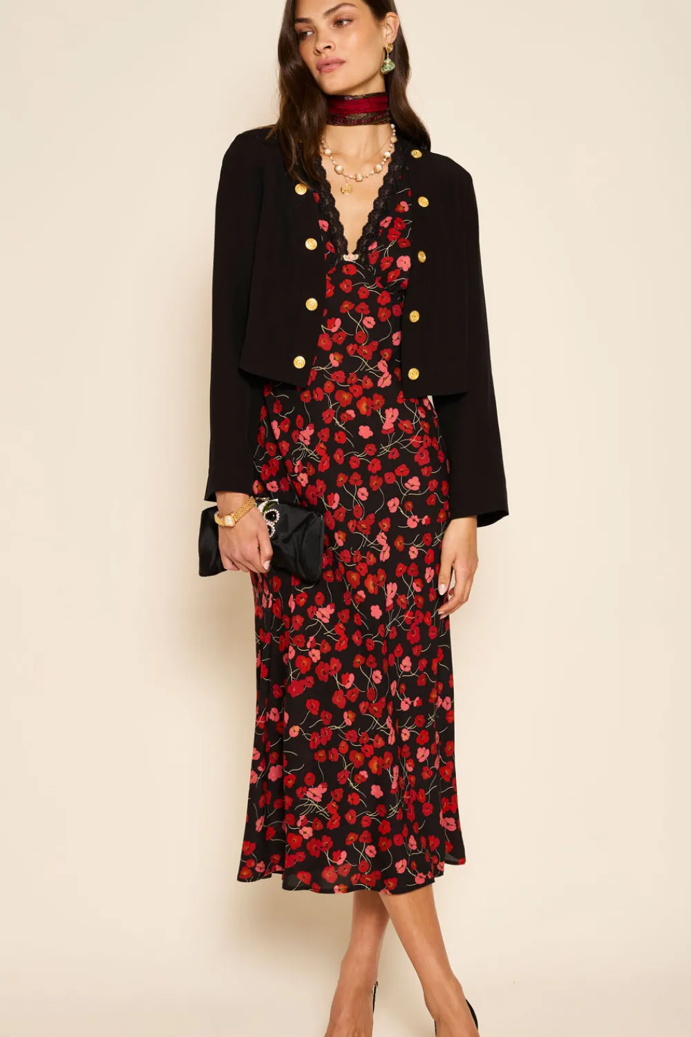 RIXO Clarice Midi Dress^ Dresses