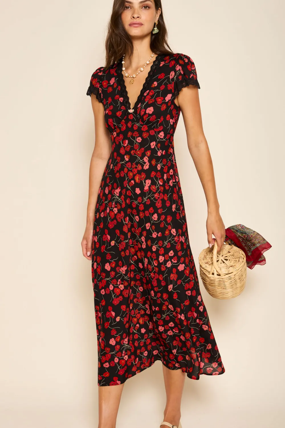 RIXO Clarice Midi Dress^ Dresses