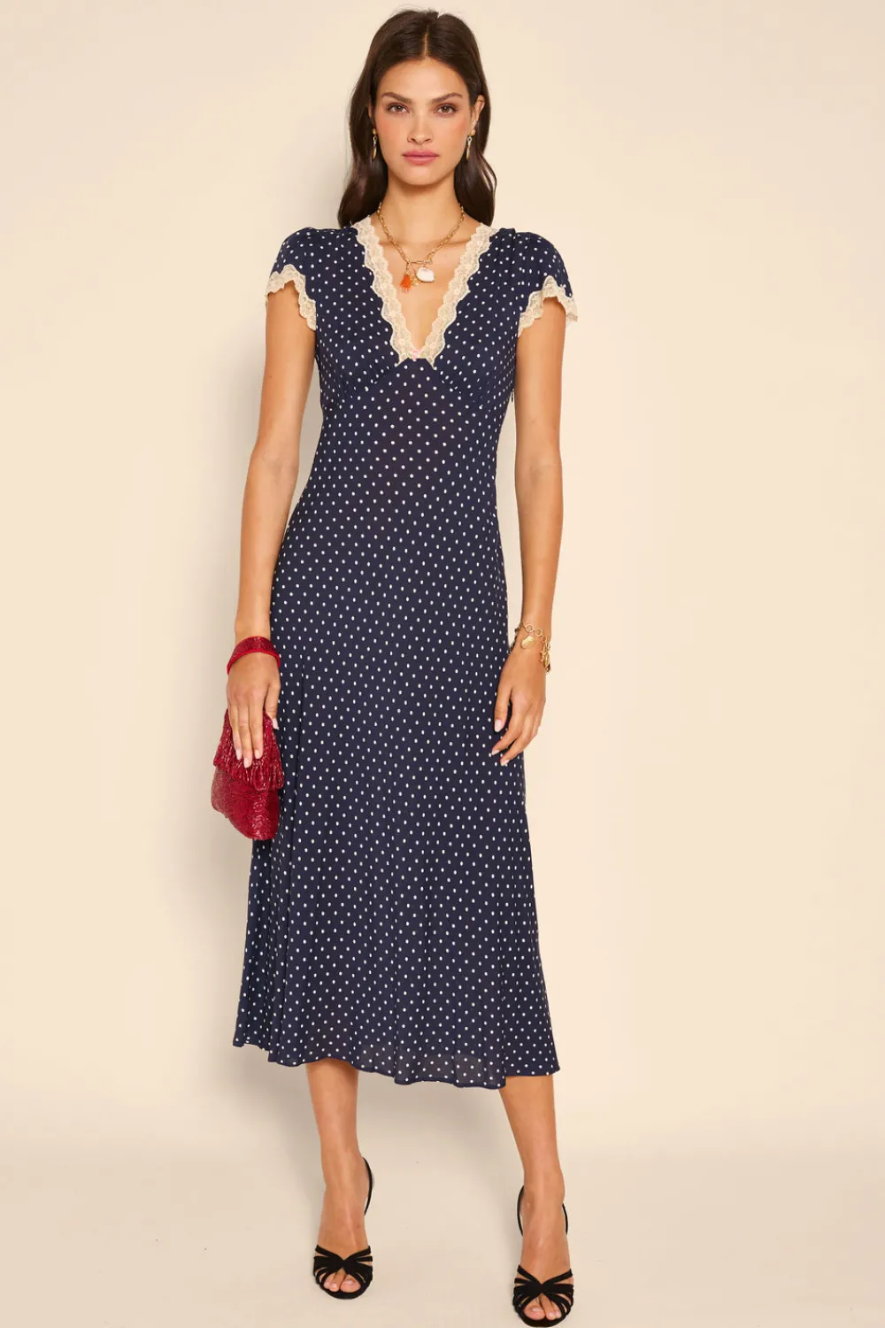 RIXO Clarice Midi Dress^ Dresses