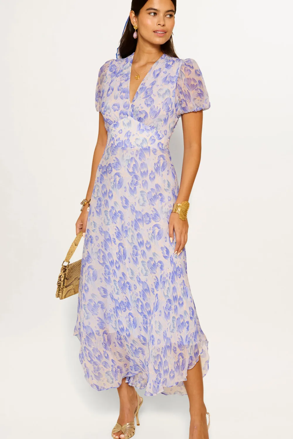 RIXO Corrine Midi Dress^ Wedding Guest Dresses|Wedding Guest