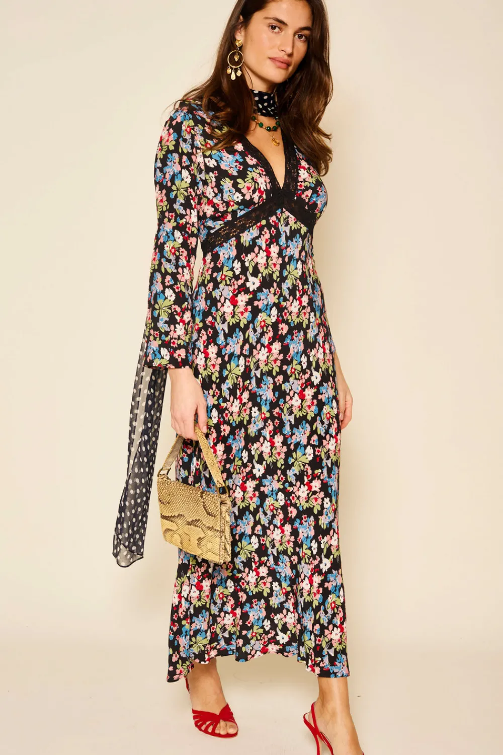 RIXO Debra Midi Dress^ Wedding Guest Dresses|Wedding Guest