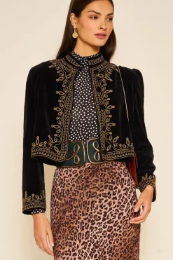 RIXO Denver Velvet Jacket^ Coats And Jackets|Occasion Dresses