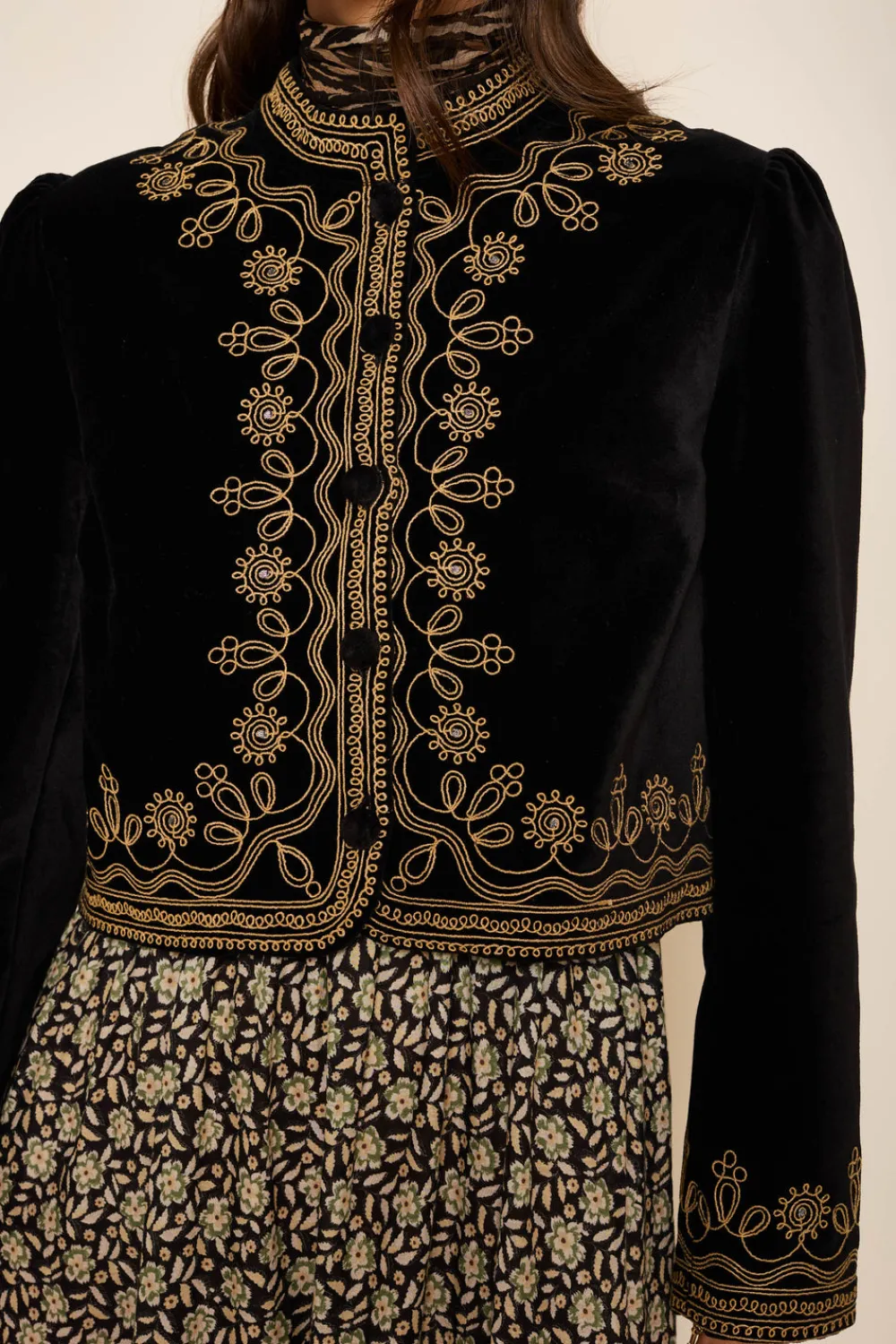 RIXO Denver Velvet Jacket^ Coats And Jackets|Occasion Dresses