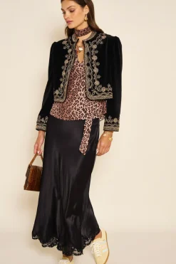 RIXO Denver Velvet Jacket^ Coats And Jackets|Occasion Dresses