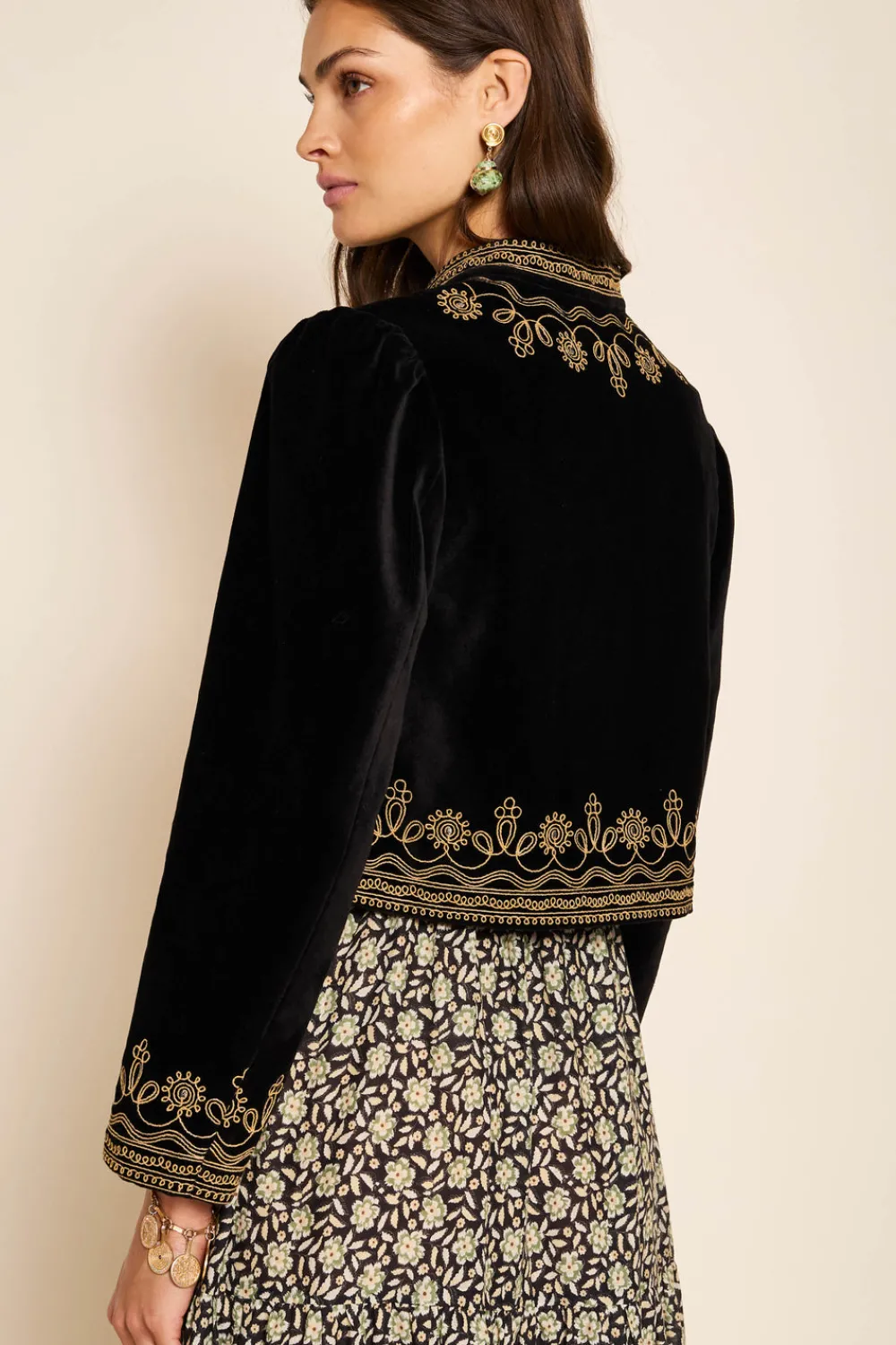 RIXO Denver Velvet Jacket^ Coats And Jackets|Occasion Dresses