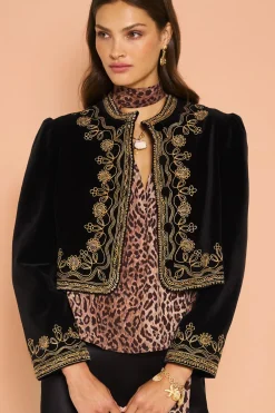 RIXO Denver Velvet Jacket^ Coats And Jackets|Occasion Dresses