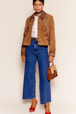 RIXO Dionne Suede Jacket^ Coats And Jackets