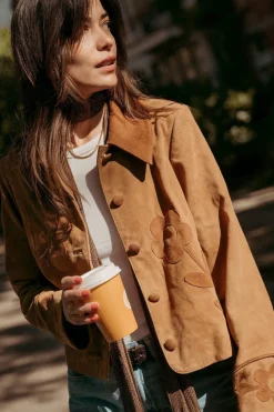 RIXO Dionne Suede Jacket^ Coats And Jackets