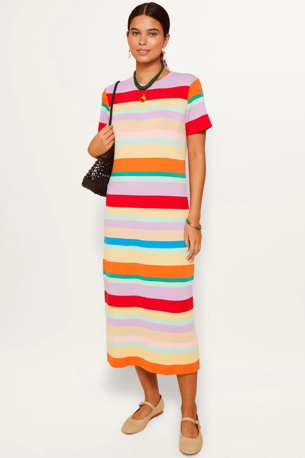 RIXO Duster Knitted Midi Dress^ Dresses