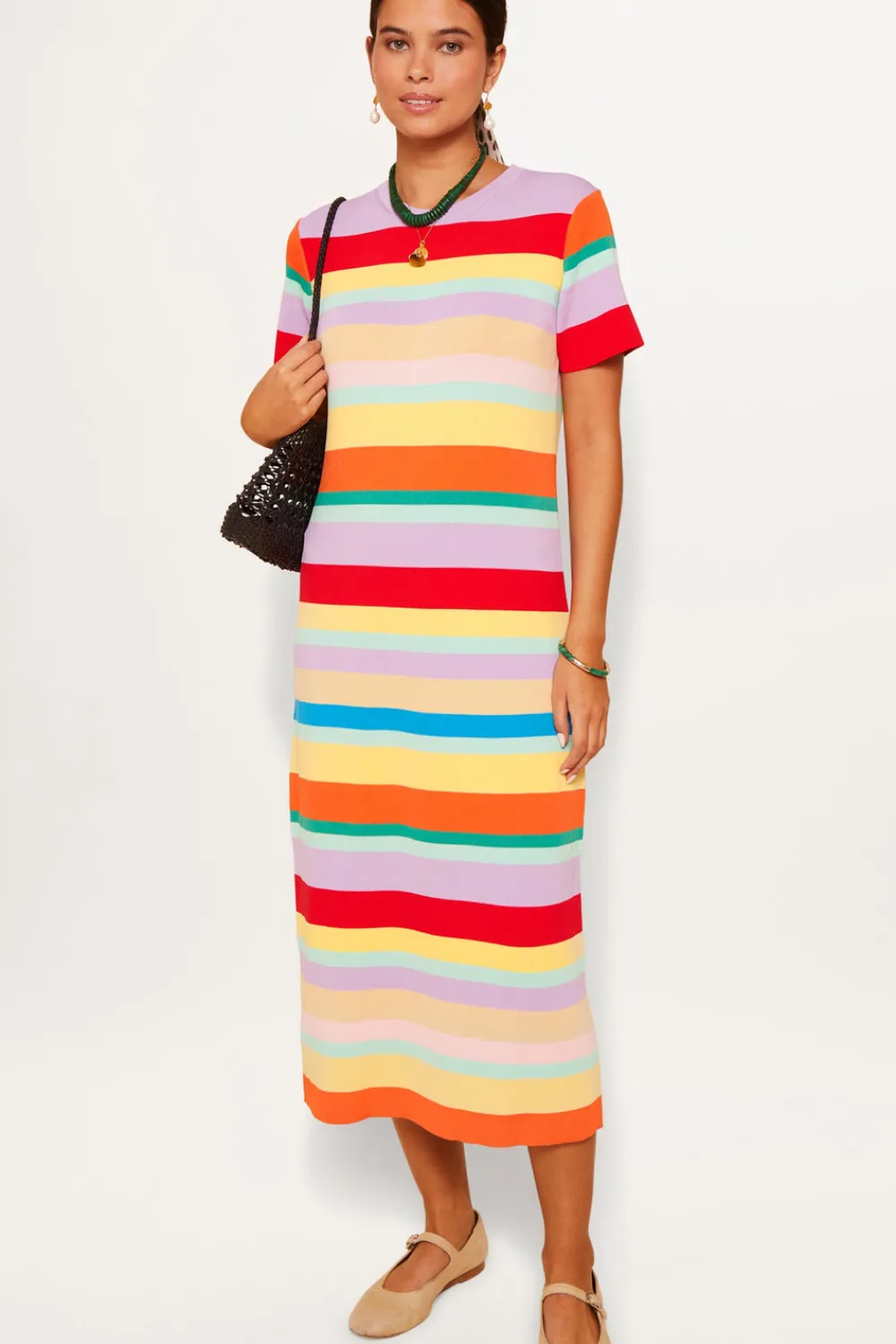 RIXO Duster Knitted Midi Dress^ Dresses