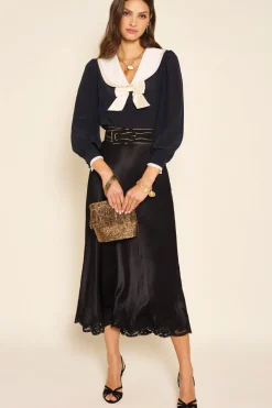 RIXO Eimer Silk Top^ Tops