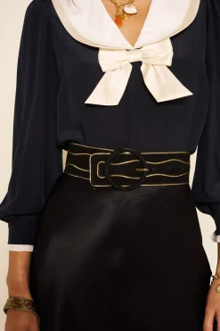 RIXO Eimer Silk Top^ Tops