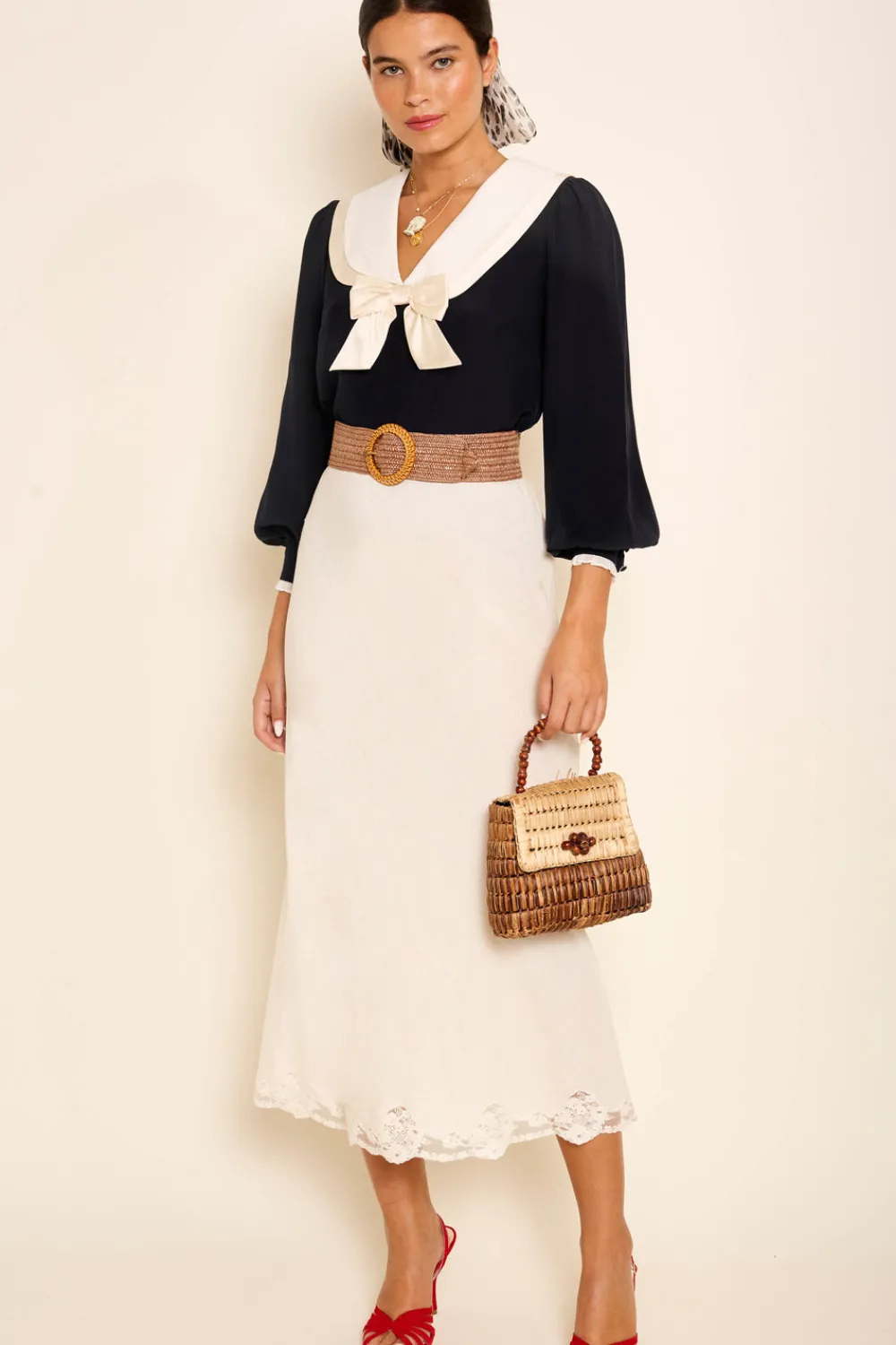 RIXO Eimer Silk Top^ Tops