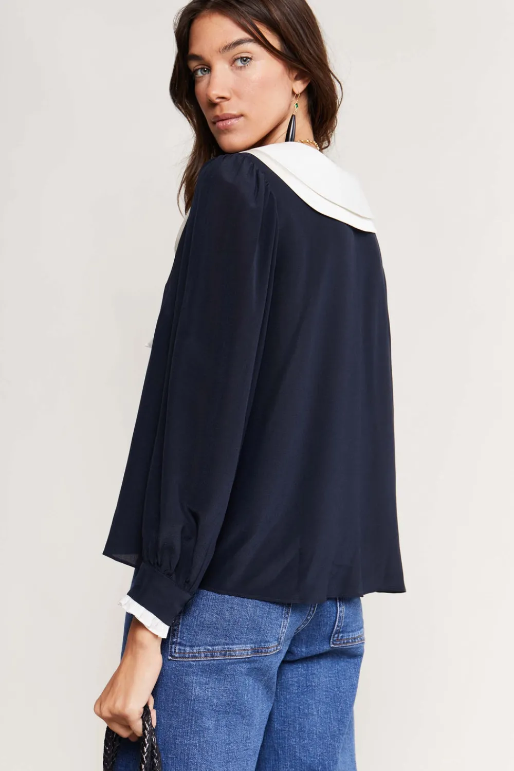 RIXO Eimer Silk Top^ Tops