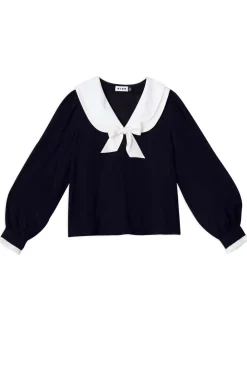 RIXO Eimer Silk Top^ Tops