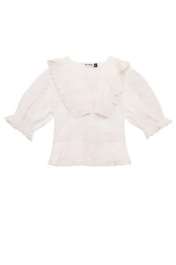 RIXO Ellery Cotton Blouse^ Tops
