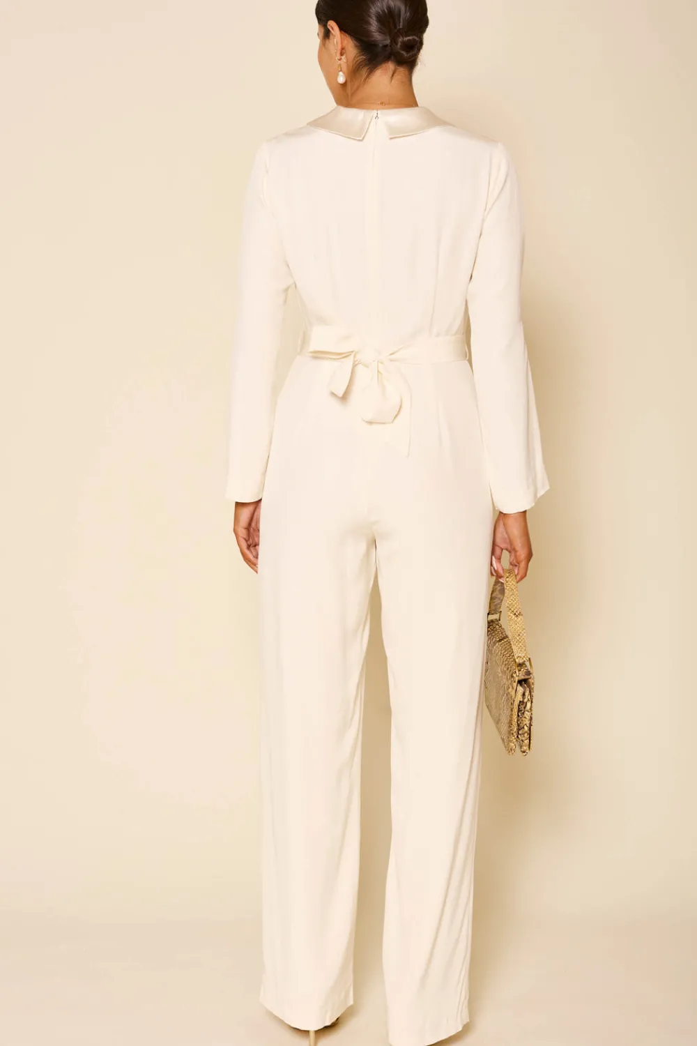 RIXO Emilia Silk Jumpsuit^ Bridal Registry