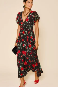 RIXO Evie Midi Dress^ Dresses