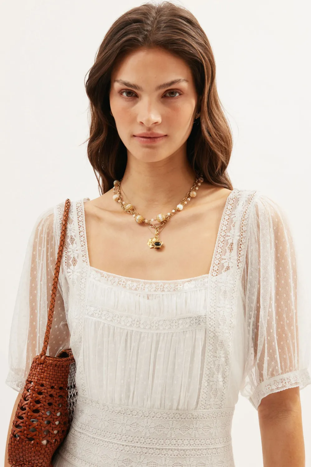 RIXO Hadley Midi Dress^ White Dresses|The White Edit