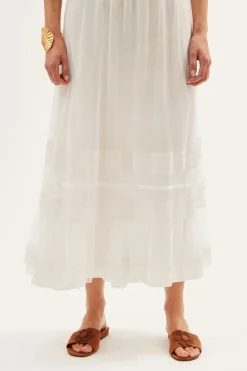 RIXO Hadley Midi Dress^ White Dresses|The White Edit