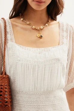 RIXO Hadley Midi Dress^ White Dresses|The White Edit