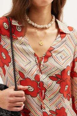 RIXO Henny Blouse^ Tops