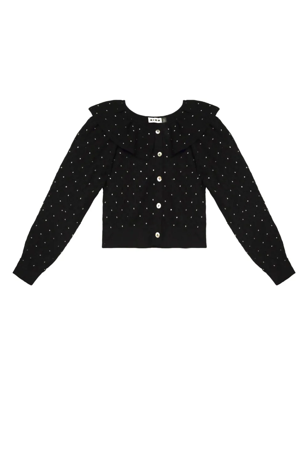 RIXO Jelena Embellished Knitted Cardigan^ Tops|Knitwear