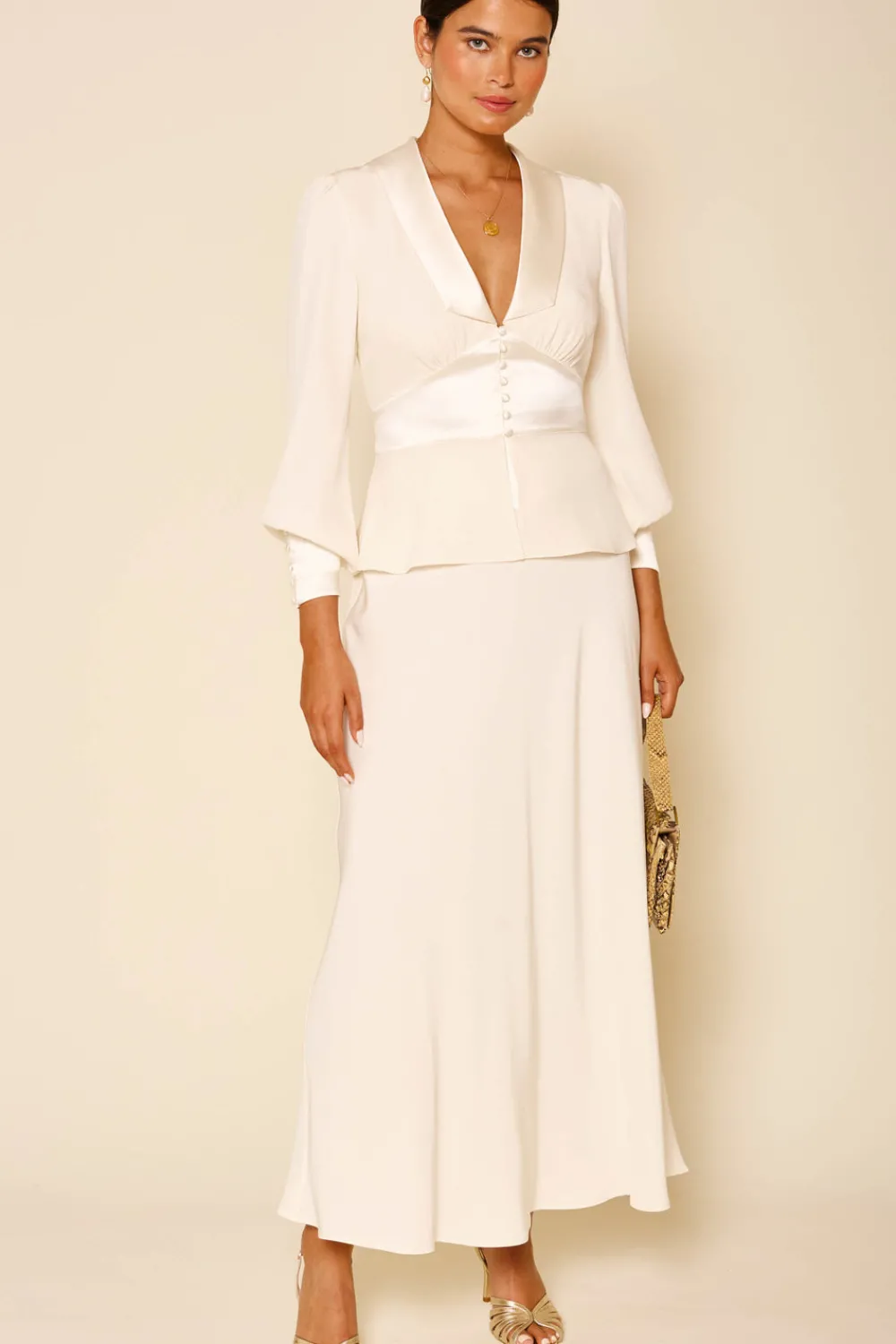 RIXO Joan Midi Skirt^ Bridal Registry
