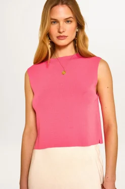 RIXO Kimiko Knitted Top^ Tops