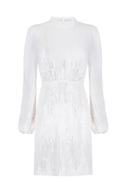 RIXO Lara Sequinned Mini Dress^ Occasion Dresses|White Dresses