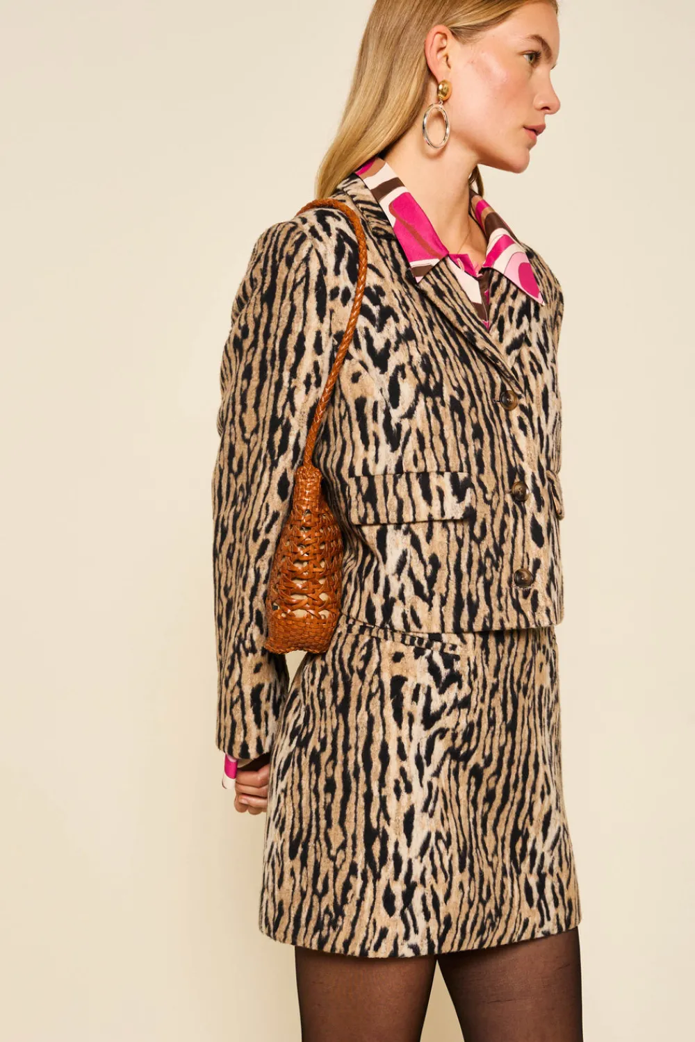 RIXO Leila Leopard Jacket^ Coats And Jackets|Co-Ords