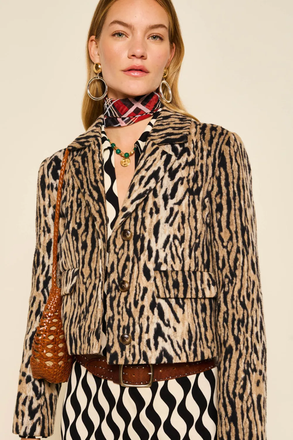 RIXO Leila Leopard Jacket^ Coats And Jackets|Co-Ords