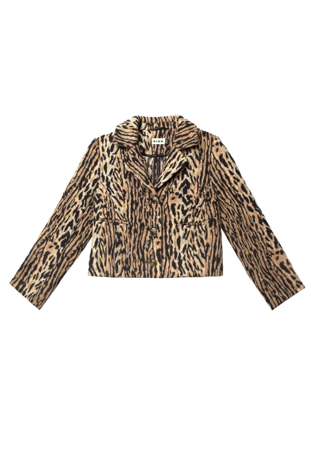 RIXO Leila Leopard Jacket^ Coats And Jackets|Co-Ords